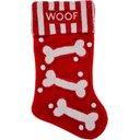 Ver imagem 1 de Bota Meia Natalina Decoração Tecido Woof Woof 48cm