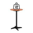 Ver imagem 6 de Mesa Alta Bistro Redonda 106 Cm 390ebn Marjori - Ebano Natural