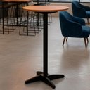 Ver imagem 2 de Mesa Alta Bistro Redonda 106 Cm 390ebn Marjori - Ebano Natural