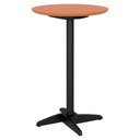 Ver imagem 1 de Mesa Alta Bistro Redonda 106 Cm 390ebn Marjori - Ebano Natural