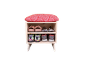 Ver imagem 2 de Sapateira madeira Puff mandala red