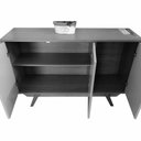 Ver imagem 3 de Buffet Harmonia 3 Portas Jcm Cinamomo/off White