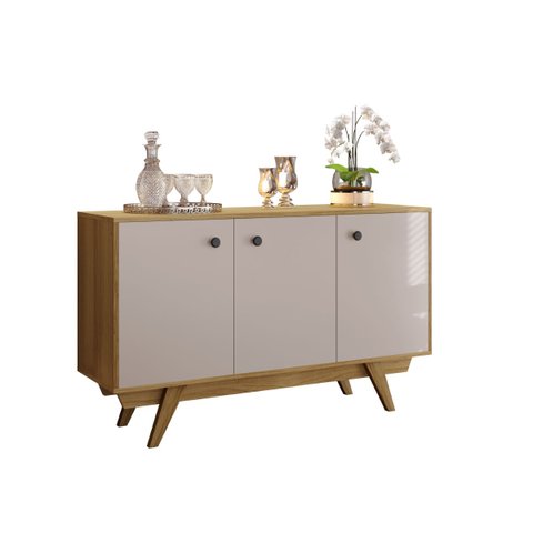 Buffet Harmonia 3 Portas Jcm Cinamomo/off White