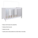 Ver imagem 5 de Berço com Rodízios Aconchego Linha Aconchego Branco