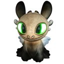 Ver imagem 6 de Luminária de Mesa Banguela Usare: Seu Dragão Guardião:banguela