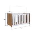 Ver imagem 3 de Berço com Rodízios Aconchego Linha Aconchego