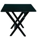 Ver imagem 3 de Mesa Aparador Bar Dobrável em Madeira Maciça - Preto