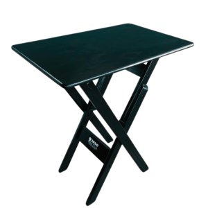 Mesa Aparador Bar Dobrável em Madeira Maciça - Preto