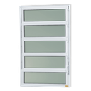 Ver imagem 1 de Vitrô Alumínio Branco Basculante 5v Maxx
