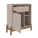 Ver imagem 3 de Aparador Bar Bari 01 Porta 01 Gaveta Off White Cedro Casa D