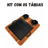 5 Tábuas para Churrasco com Chapa Ferro Fundido e Cumbuca - 2