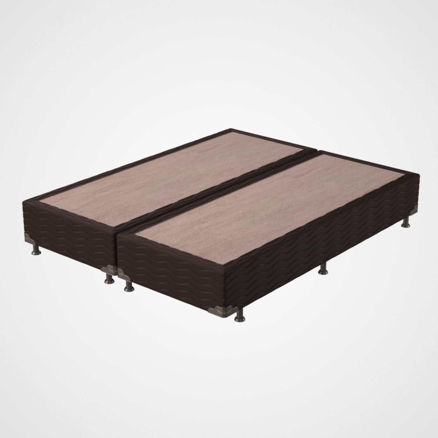 Cama Box Queen Prodormir Evolution PLW Euro 54x198x158cm Prodormir em Eucalipto Marrom