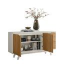 Ver imagem 5 de Balcão Buffet Aparador 100% MDF 2 Portas 2 Gavetas 150cm Vicenza