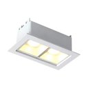 Ver imagem 2 de Spot Spotline 1152/2 Duplo Embutir Point 5x5x8cm Alumínio Branco 4w 3000k