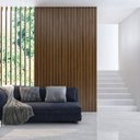 Ver imagem 4 de Painéis Ripados WPC 9mm Freijó 290x15cm - Revestimento Decorativo Parede Sala Quarto Cozinha