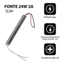 Ver imagem 6 de Fonte Slim Drive 24w 12v Bivolt 2a Perfil Fita Led Ip20 Lustre Luminaria