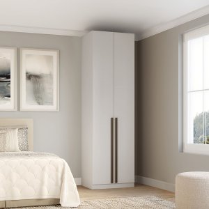 Guarda Roupa Modular 2 Portas com Gavetas 70 Cm Altezza Trend Belmax:branco