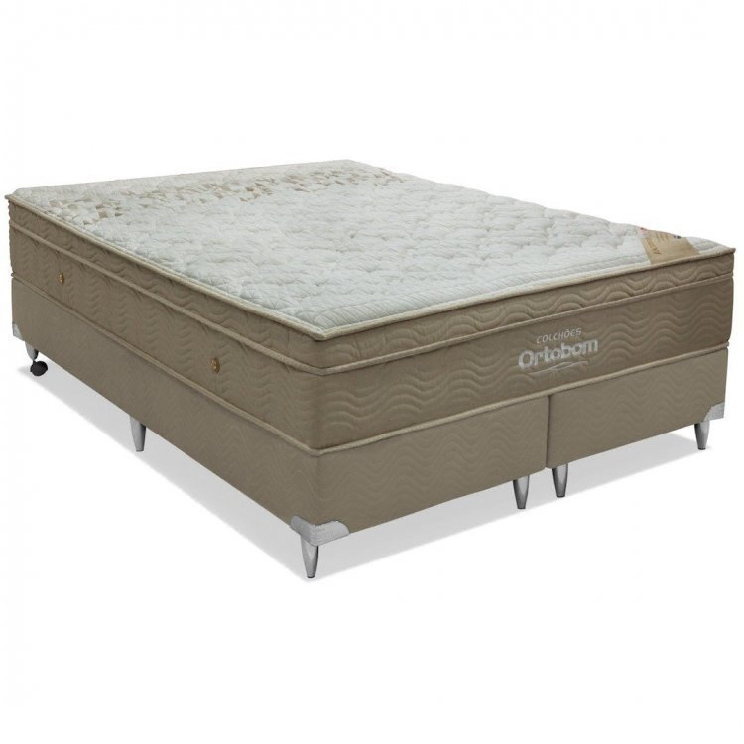 Cama Box King Ortobom Viscomemory 186x198x28cm Ortobom - 1