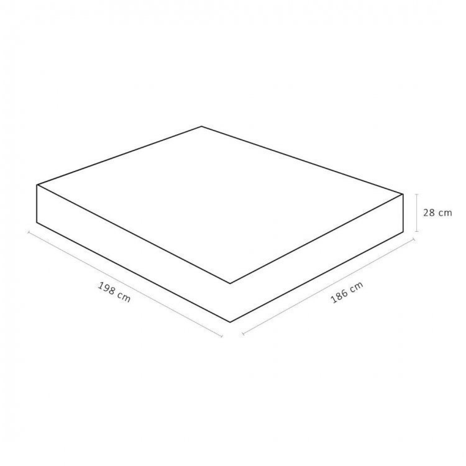 Cama Box King Ortobom Viscomemory 186x198x28cm Ortobom - 5