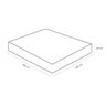 Cama Box King Ortobom Viscomemory 186x198x28cm Ortobom - 5