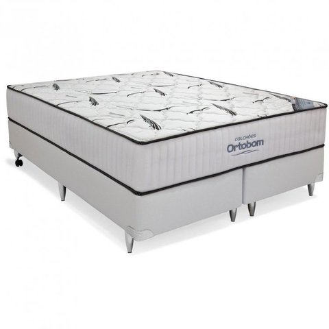 Cama Box Super King Ortobom Highfoam Super 193x203x28cm Ortobom Branco