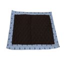 Ver imagem 1 de Tapete Higiênico Pet Impermeável Escuro Marrom Grande Reutilizável Lavável: Realeza Azul Bebê