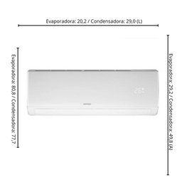Ar condicionado Split Komeco 12000 BTUS KAC12CHSA1 Quente e Frio 220V - 6