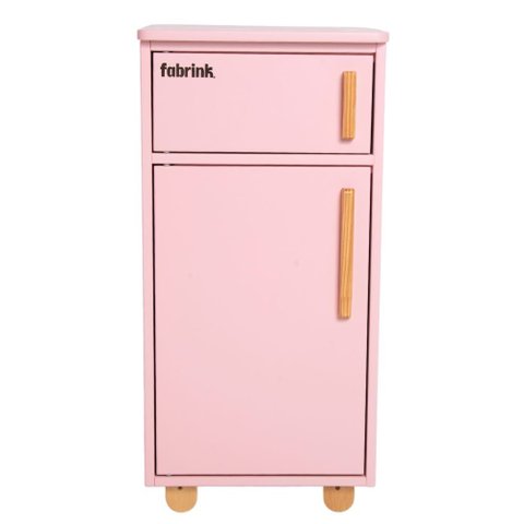 Geladeira Infantil Rosa de Madeira Fabrink Cozinha Criativa