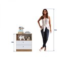 Ver imagem 4 de Cômoda Infantil 2 Gavetas 1 Nicho Aconchego