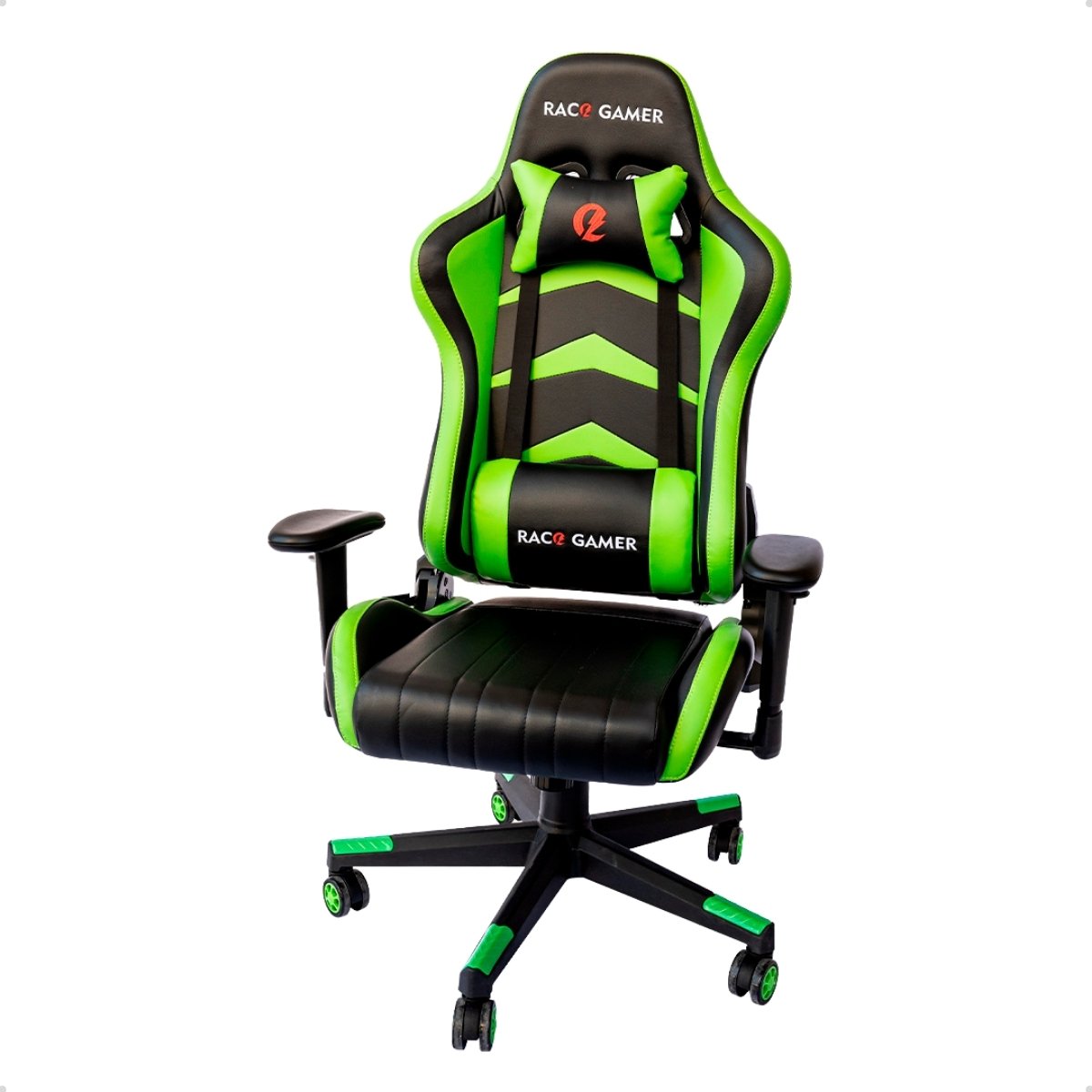 Cadeira Gamer Regulável Ergonômica Confortável Premium - Verde