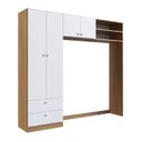 Ver imagem 2 de Guarda-Roupas Infantil Ponte 4 Portas 2 Gavetas Aconchego