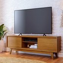 Ver imagem 3 de Rack Bancada Mundi 2 Portas para Tv de 75 Polegadas Cumaru