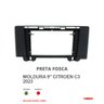 Moldura 2 Din 9 Polegadas Fiamon Citroen C3 2023 Cinza - 3