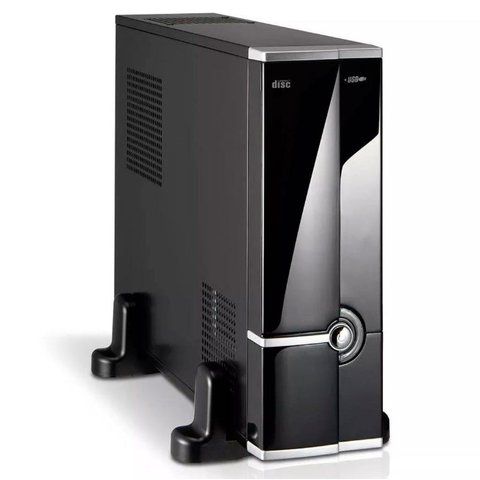 Gabinete Slim Micro ATX K-Mex GM-9J8A com Fonte PP 200W 2x USB 2.0 HD Áudio