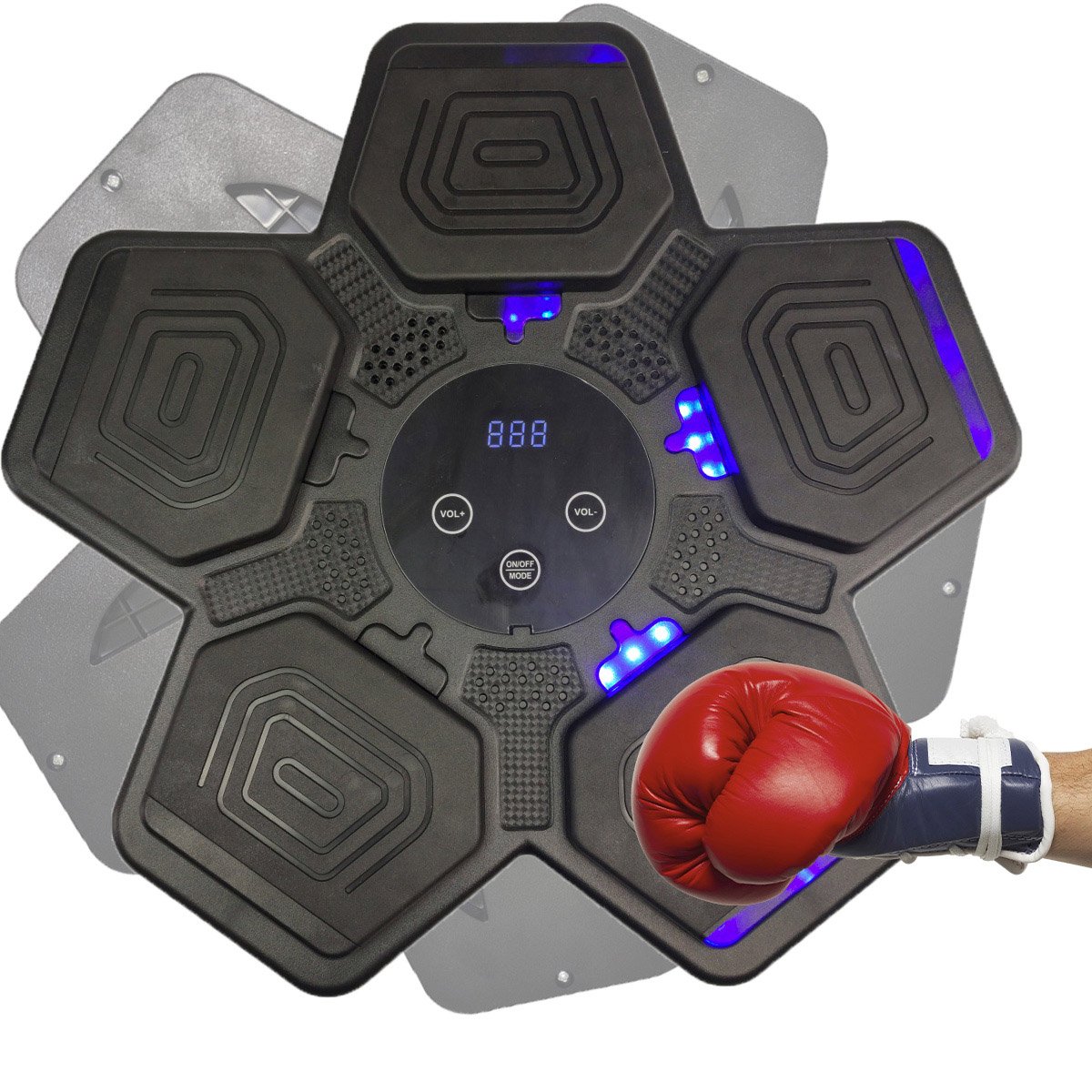 Maquina de Soco Inteligente Bluetooth Boxe Interativa 5 Modos Velocidade Saco Pancada Smart Musculaç