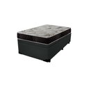 Ver imagem 4 de Cama Box Baú Solteiro Colchão Aylla Espuma D33 Acolchões + Box Sintético 55x88x188 Cor:Cinza