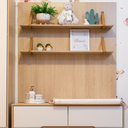 Ver imagem 6 de Painel MDF com 2 Prateleiras Carvalho 120cm Linha Tomi Quater