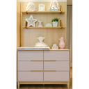 Ver imagem 4 de Painel MDF com 2 Prateleiras Carvalho 120cm Linha Tomi Quater