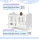 Ver imagem 4 de Berço Mini Cama com Colchão e Suporte Mosquiteiro Nuvem Compact 100% MDF