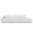 Ver imagem 5 de Sofá Ilha e Puff Sala Living 365cm Siesta M22 Boucle Branco - Mpozenato