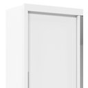 Ver imagem 3 de Guarda-Roupa com Espelho 2 Portas e Pés Royale Branco Acetinado - Gelius Móveis