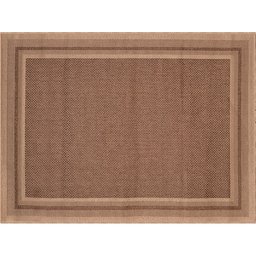Tapete Sala Quar Econature Moldura 2,00x2,50 Bege Marrom-87 - 1