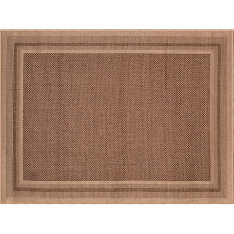 Tapete Sala Quar Econature Moldura 2,00x2,50 Bege Marrom-87