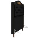 Ver imagem 6 de Cabeceira Cama Box Casal Queen 160cm Imperial J02 Corano Preto - Mpozenato
