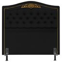 Ver imagem 3 de Cabeceira Cama Box Casal Queen 160cm Imperial J02 Corano Preto - Mpozenato