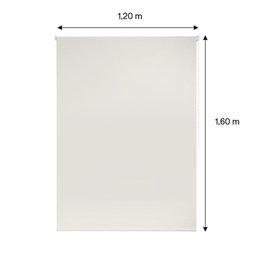 Persiana Nouvel Rolo Blackout 120x160 Bege Creme - 8