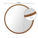Ver imagem 6 de Espelho Hapy - 80cm Amêndoa