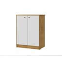 Ver imagem 1 de Balcão Multiuso Com 2 Portas Office:Nature/Off White