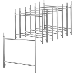Andaime 1,00 X 1,00 Novo de Aço - 3