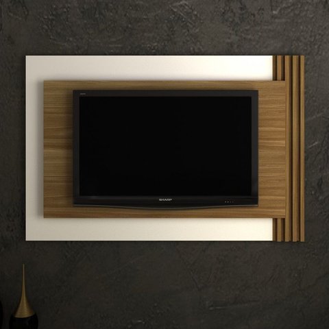 Painel para Tv até 65 Polegadas Pl3001 Natural/off White Tecnomobili